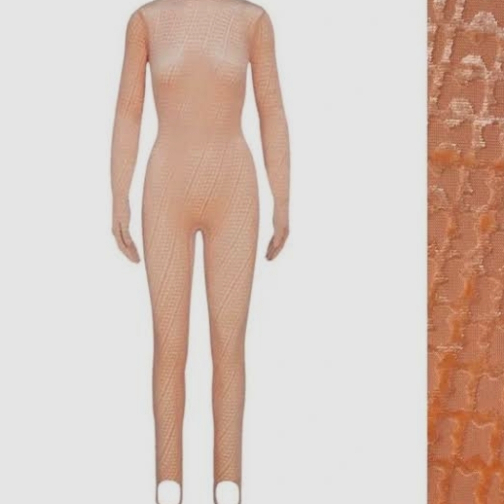 SKIMS Nude Velour Jumpsuit
